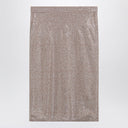 Giuseppe di Morabito Midi skirt with silver rhinestones