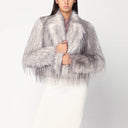 Giuseppe di Morabito Short gray eco fur