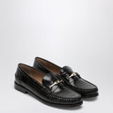 Ferragamo Dunkelbrauner Mokassin neue Vara Kette