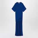 Ferragamo Long blue dress with draping