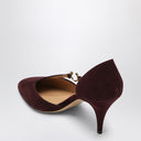 Ferragamo Pumps with Gancini detail Dark Barolo