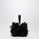 Mini bolso de mano Ferragamo con flores negras