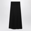 The Row Mirla skirt in black jersey