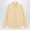 The Row Sand-colored Morgan cotton shirt