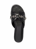 Sandálias de couro Balenciaga Cagole