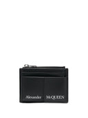 tarjetero con logotipo estampado de Alexander McQueen