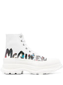 Alexander McQueen 트레드 슬릭 하이탑 스니커즈