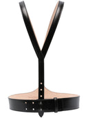 Arnés de cuero Alexander McQueen