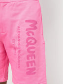 Shorts da tuta con stampa graffiti Alexander McQueen