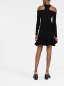 Alexander McQueen kurzes Strickkleid mit V-Ausschnitt