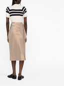 Saia midi Maison Margiela com babados