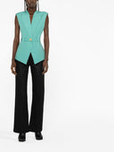Giacca senza maniche con cintura Balmain