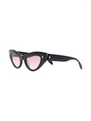 Óculos de sol com armação cat-eye Alexander McQueen