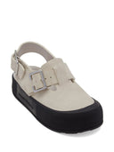 Zoccoli in pelle Alexander McQueen