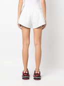 Shorts Balenciaga com cós elástico e boca flare