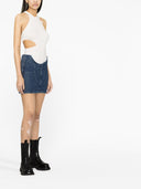 Saia jeans mini Off White