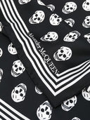Lenço de seda Alexander McQueen com caveira