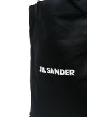 borsa tote con logo Jil Sander