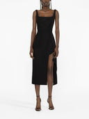 Vestito Midi Alexander McQueen con zip decorativa
