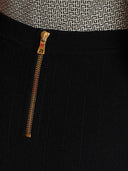 Minijupe en maille avec boutons Balmain
