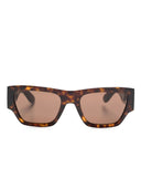 Óculos de sol quadrados Alexander McQueen