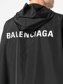 Balenciaga Logo-Print Kapuzen-Windjacke