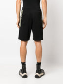 Shorts da pista elasticizzati bicolore Alexander McQueen