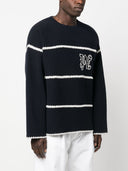 Palm Angels Pullover Blau