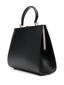 Borsa tote in pelle con targhetta logo Armarium