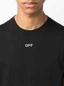 T-shirt in cotone con logo Off White