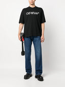 Jeans dritti a vita alta Off White