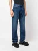 Jeans dritti a vita alta Off White