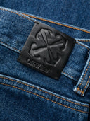 Jeans dritti a vita alta Off White