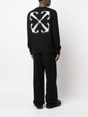 Maglione Girocollo Freccia Off White