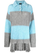 Minivestido suéter con borde de flecos Etro