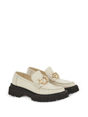 Ferragamo Gancini-Plakette Leder Loafer
