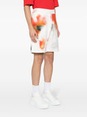 Alexander McQueen Batik-Bermudashorts