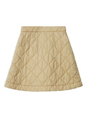 Saia mini matelassê Burberry
