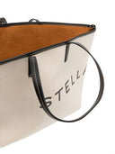 Stella McCartney Logo Leinwand-Shopper Tasche