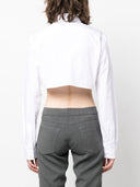 Camisa cropped de algodão Coperni