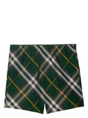 Shorts de baño de sarga a cuadros Burberry