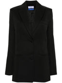 Off White single-breasted virgin-wool blazer