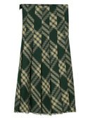 Falda plisada de lana Burberry