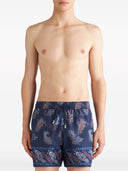 Bañador corto con estampado de paisley de Etro