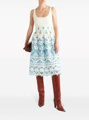 Vestito svasato Etro in broderie anglaise