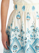 Vestito svasato Etro in broderie anglaise