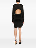 Saint Laurent Strickkleid mit offenem Rücken