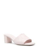 Mules Alexander McQueen com motivo de selo 60mm