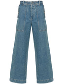 Maison Kitsuné MAISON KITSUNE' Jeans Clear Blue