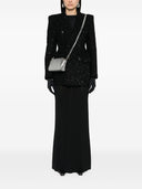 Blazer Balenciaga Hourglass in misto lana con spalle imbottite e trama tweed